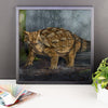 Ankylosaurus framed print