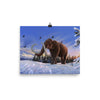 Woolly mammoth poster