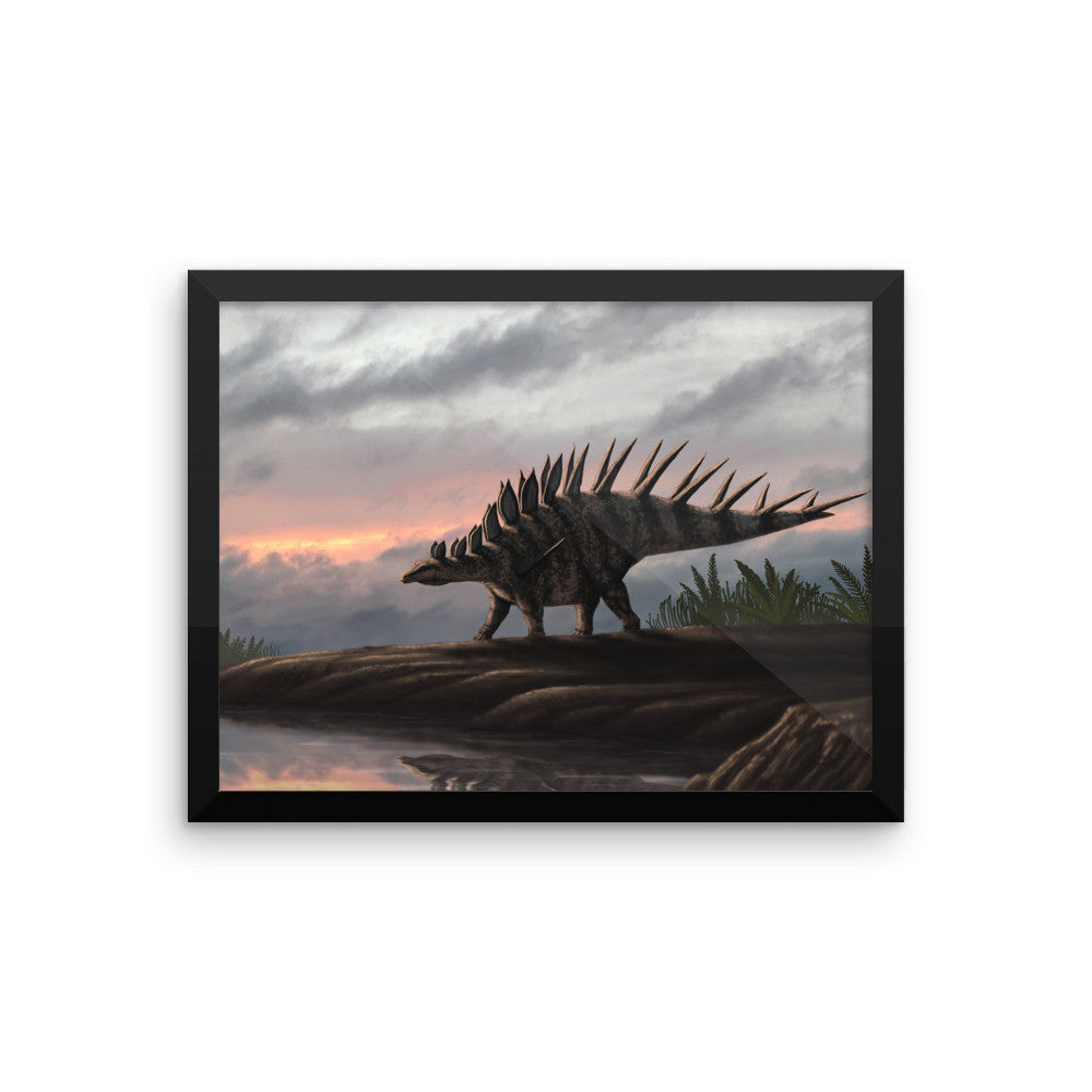 Kentrosaurus framed print