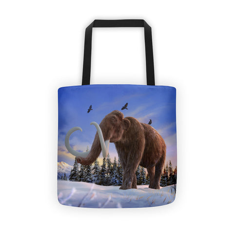 Woolly mammoth tote bag