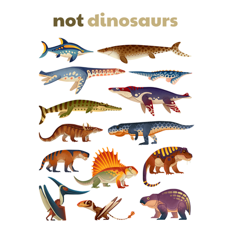 Not Dinosaurs unisex t-shirt
