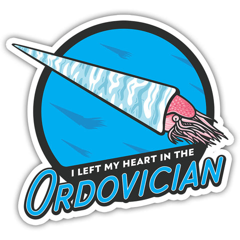 I Left My Heart in the Ordovician stickers