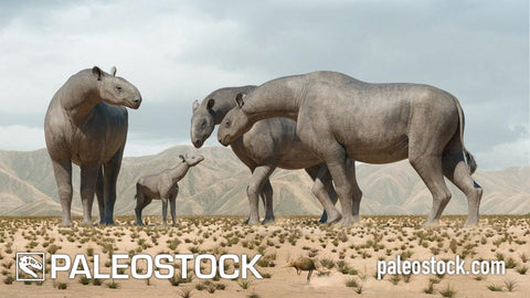 Paraceratherium stock image