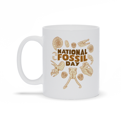 National Fossil Day mug