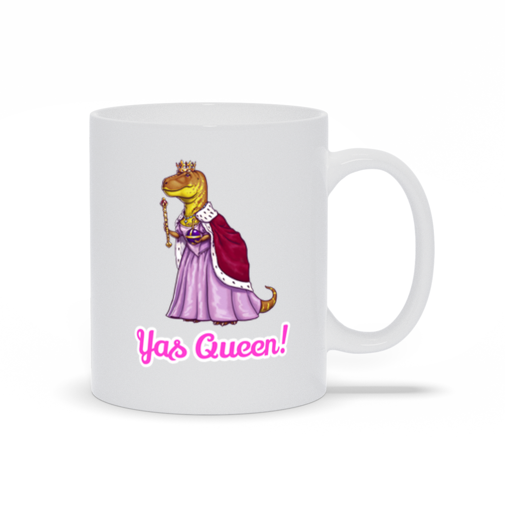 Yas Queen Tyrannosaurus Mug