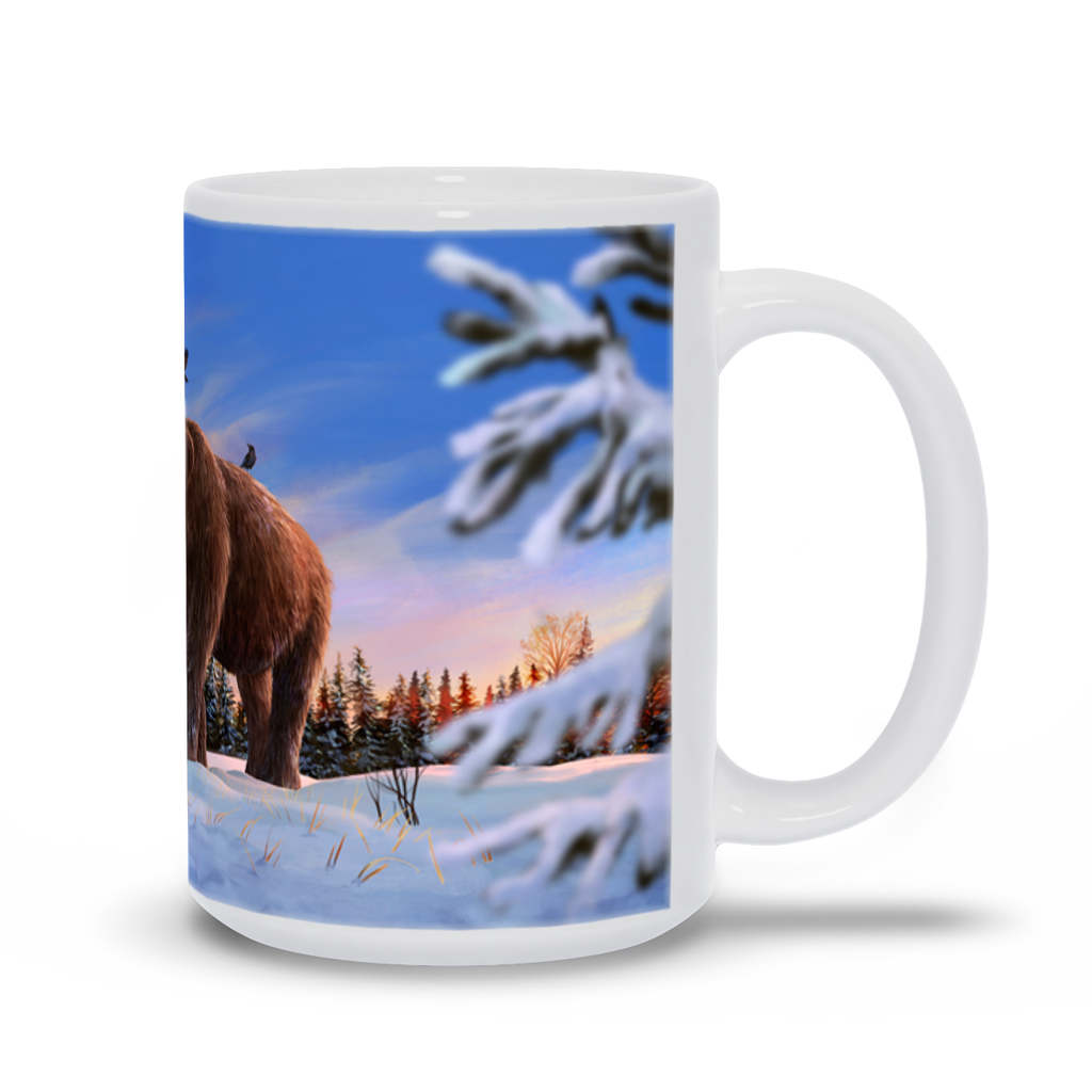 Woolly mammoth mug