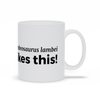 Lambeosaurus Likes mug