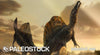 Spinosaurus Courtship stock image
