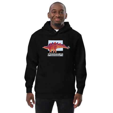 Colorado State Dinosaur Stegosaurus unisex hoodie