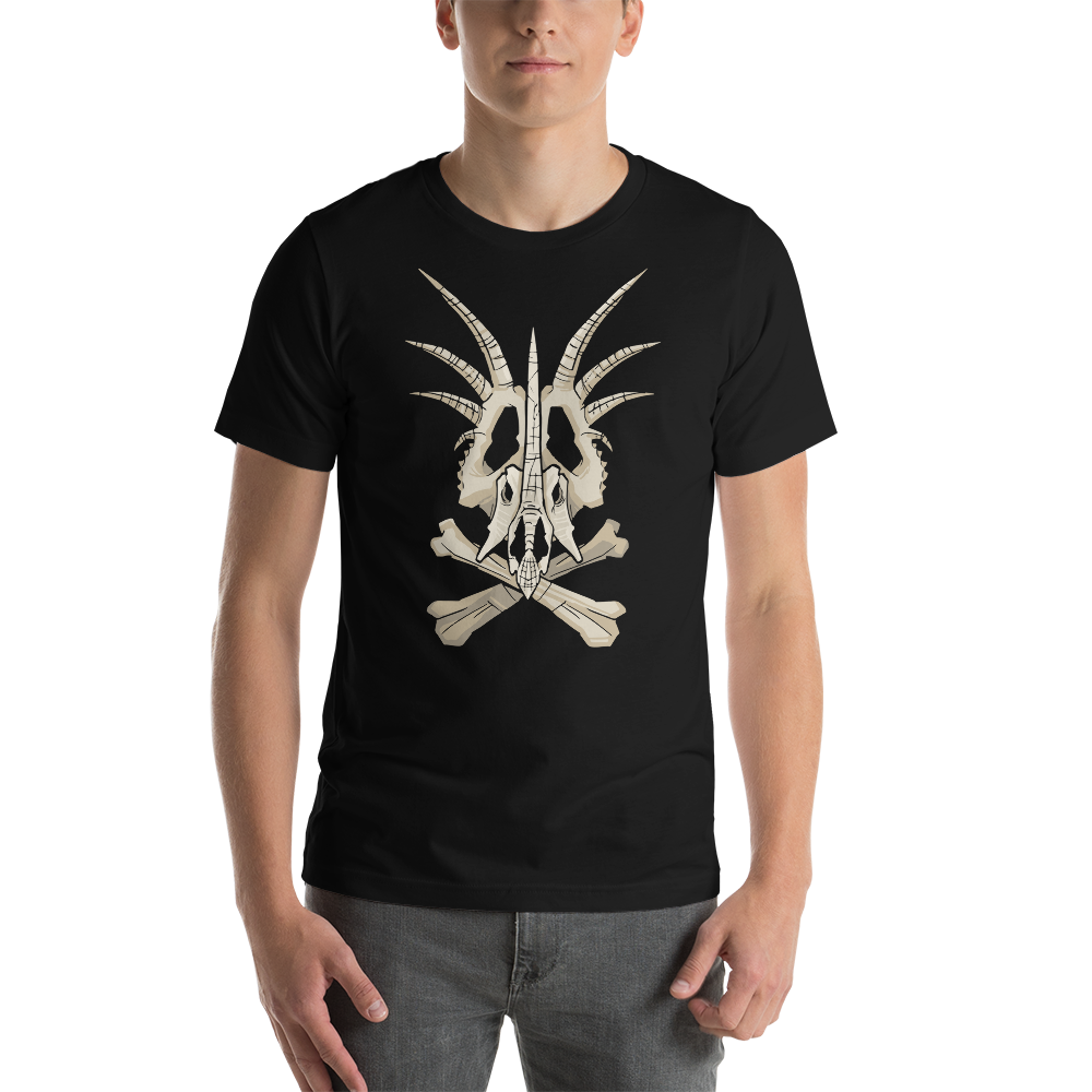 Styracosaurus Crossbones t-shirt