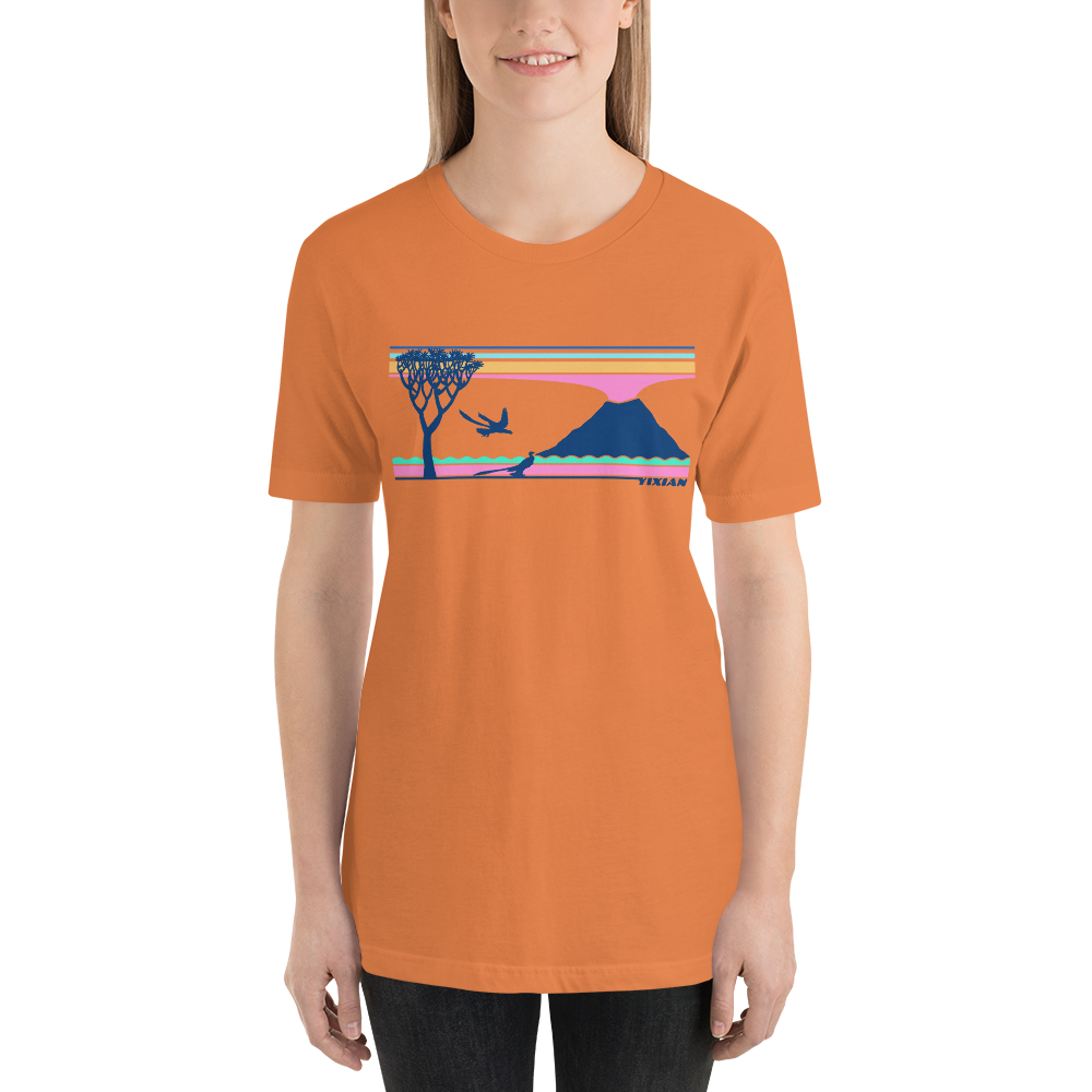 Yixian unisex retro t-shirt