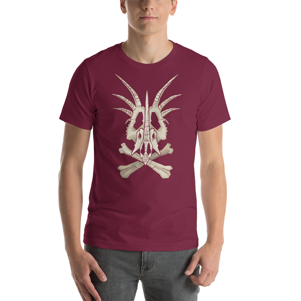 Styracosaurus Crossbones t-shirt