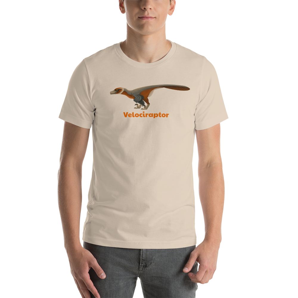 Stylized Velociraptor t-shirt