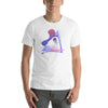 Lambeosaurus Neon Dinosaur unisex t-shirt