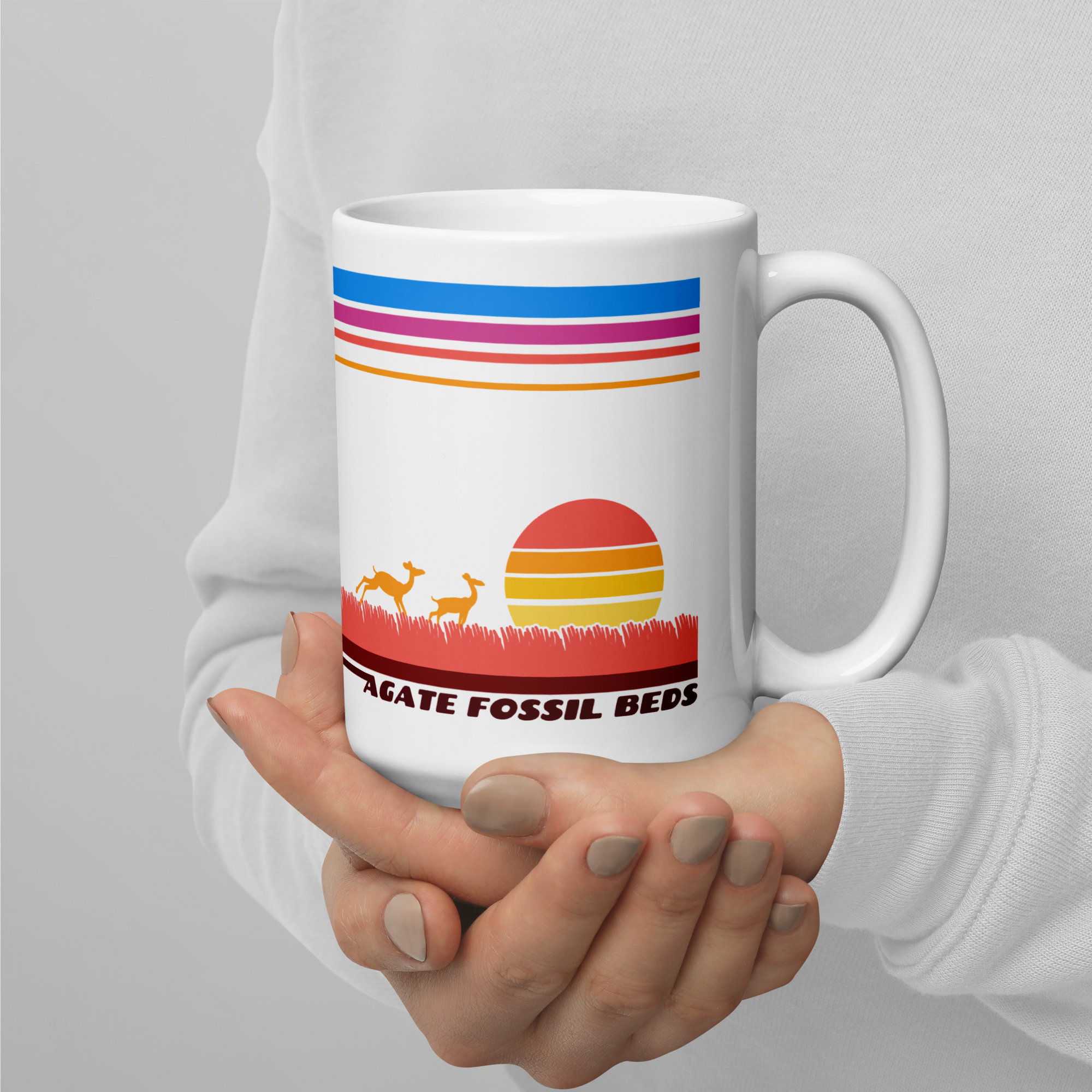 Agate retro mug